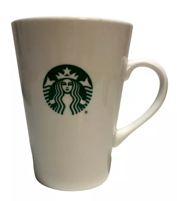 2016 Starbucks Green Small Logo Siren Mermaid 16 fl OZ Tall Coffee Tea Cup Mug