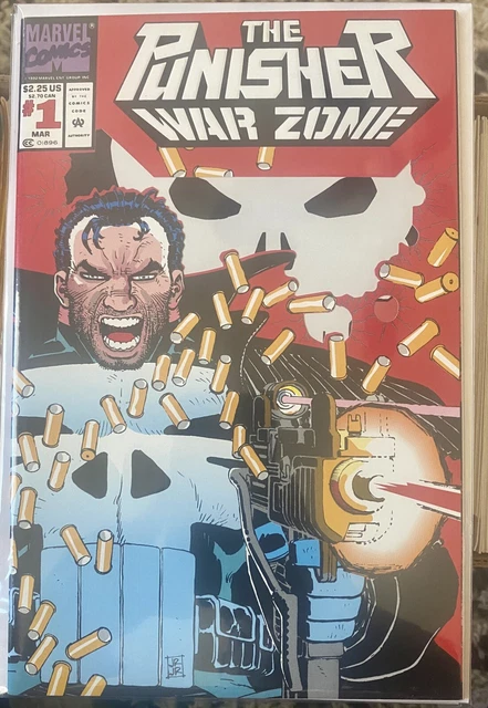 Marvel Comics The Punisher War Zone #1 Comic Book 1992