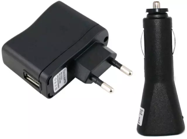 Stock 50pz Alimentatore USB 5 Volt 220V + Alimentatore USB per auto