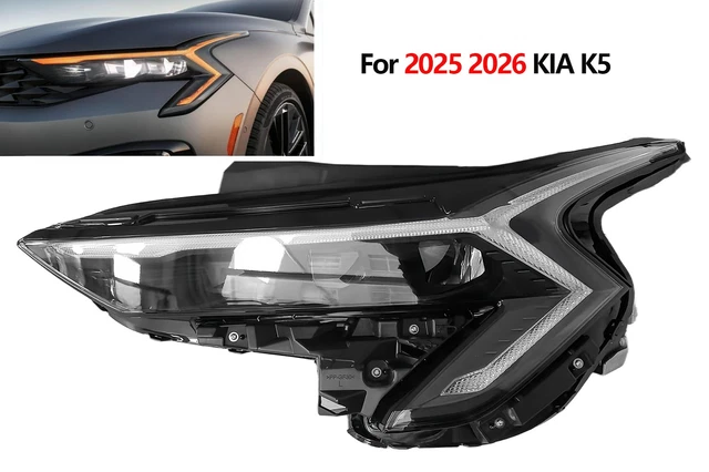 FULL LED HEADLIGHT Headlamp for 2025 2026 Kia K5 EX LXS GT Left Driver ...