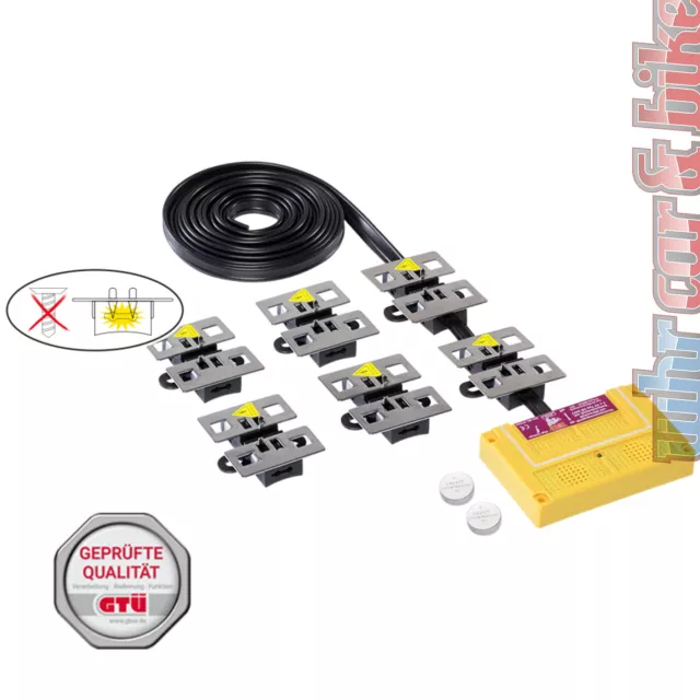 Hochspannung Ultraschall Marderabwehrgerät Batterie Stop&Go 8 Plus-Minus SKT