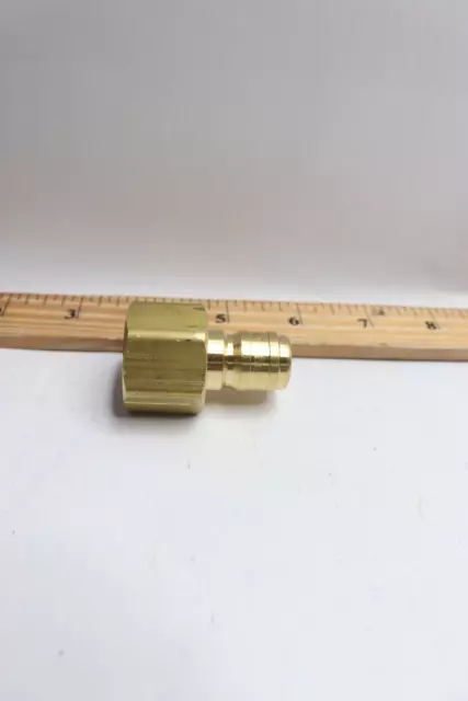 Dixon Valve Brass E-Series Quick Disconnect Hydraulic Nipple 1/2"-14 Female NPTF