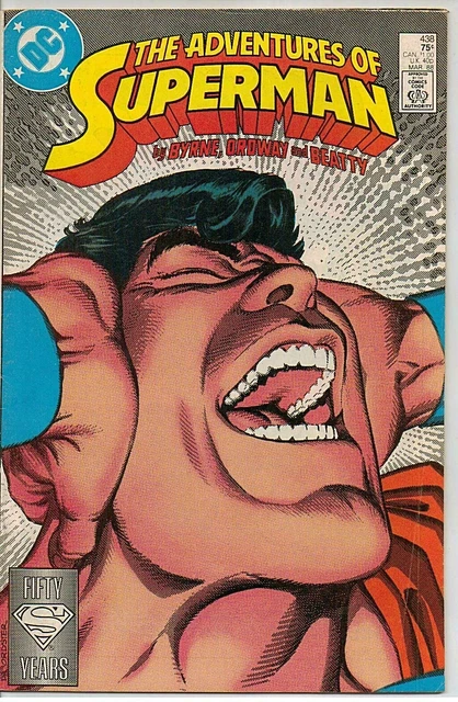 "Adv Of Superman" No 438 1988 "The Amazing Brainiac" C/A Jerry Ordway Dc Nmt+