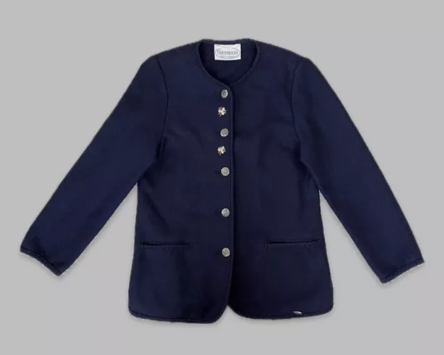 Giesswein Women’s Boiled Wool Jacket in Navy Size 38/M.