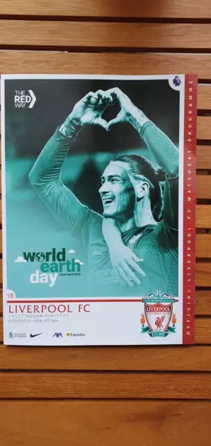 Liverpool - LFC - Official Matchday Programme - Liverpool v Nottingham 22/04/23