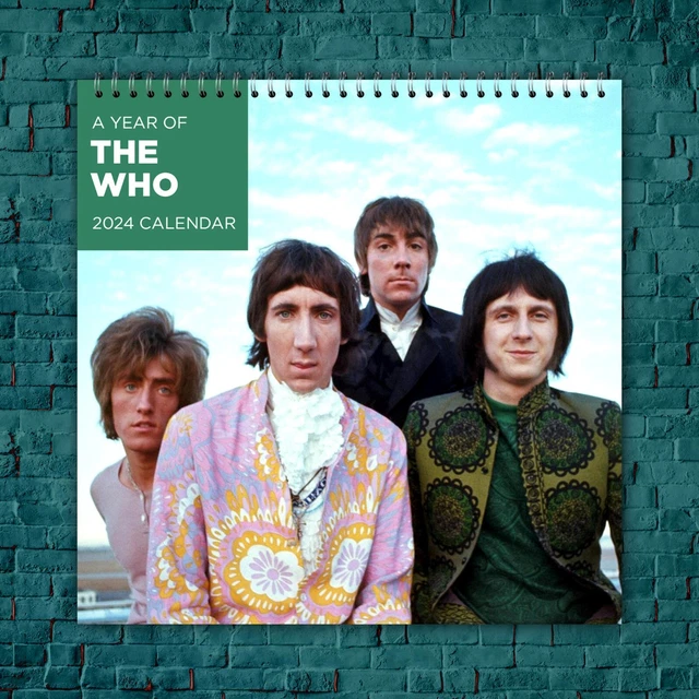 THE WHO CALENDAR 2024 The Who 2024 Celebrity Wall Calendar £24.12