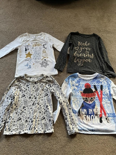 girls age 8 years long sleeve top Christmas bundle