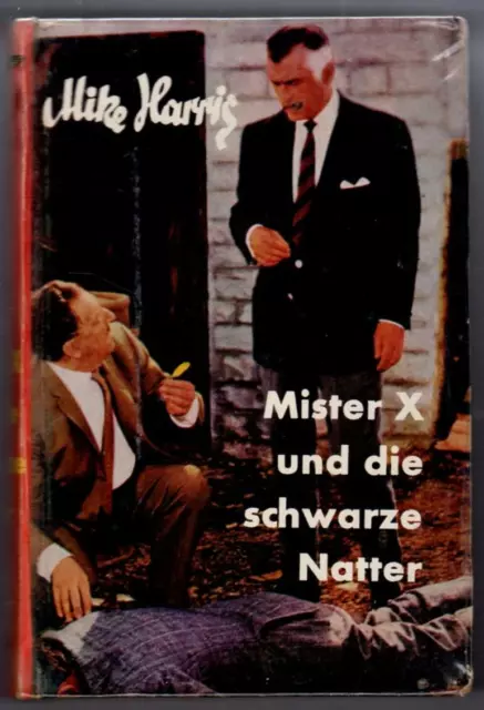 1 - Leihbuch, Mike Harris, Mister X und die schwarze Natter