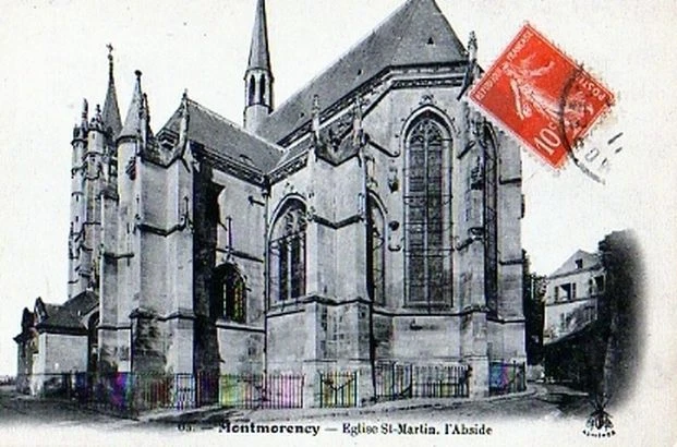 95-14 cpa Montmorency - eglise St Martin