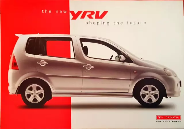 Daihatsu YRV Brochure 2001