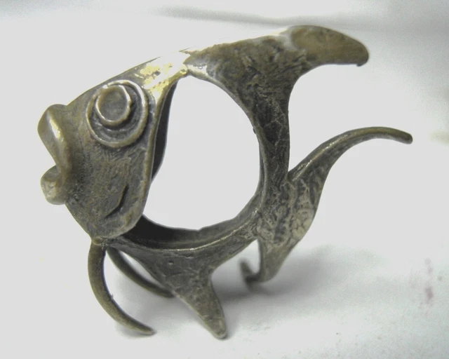 Miniatura In Argento 800 Pesce Vintage Anni 70 Silver - 2 Foto