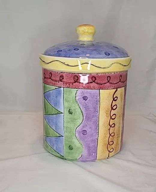 Sango Sweet Shoppe Cannister 0000 9.5" tall with lid Sue Zipkin