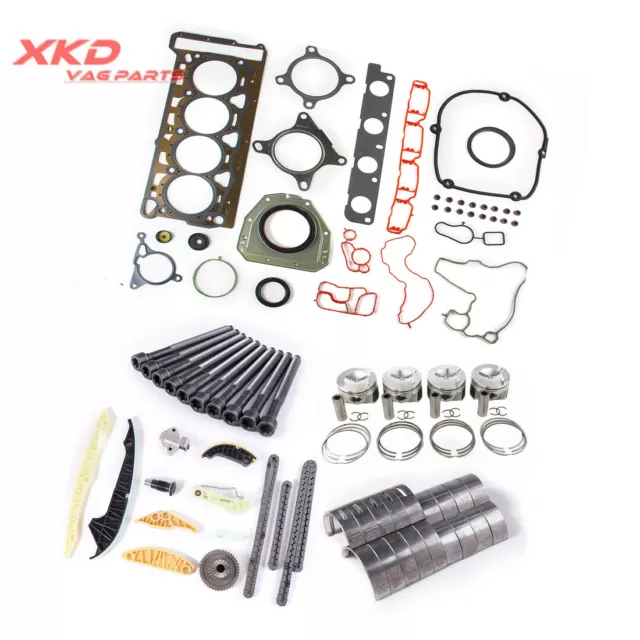 Φ21MM EA888 Engine Overhaul Rebuilding Set For VW Golf Jetta Passat AUDI A4