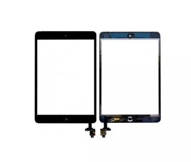 CRISTAL CON DIGITALIZADOR PANTALLA TACTIL PARA IPAD MINI 1 / 2 Negro CON CHIP IC