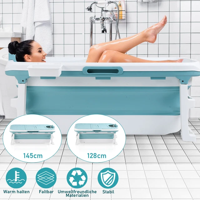 Bañera Adulto Plegable Nueva Bañera Plegable Móvil Spa 128cm/145cm