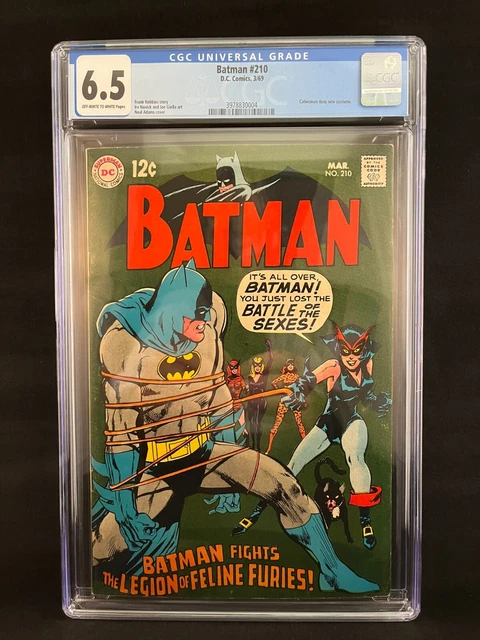 Batman #210 (CGC 6.5) Catwoman dons new costume 1969