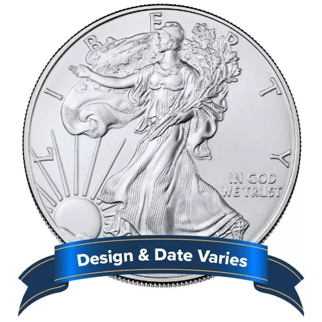 1 oz American Silver Eagle Coin .999 Fine (Random Years, Tube of 20) Ships Fast!