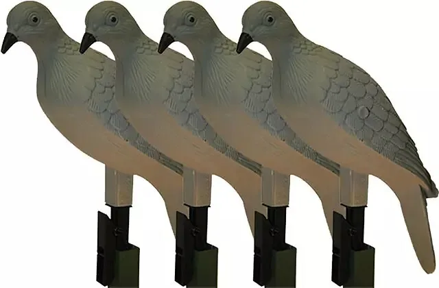 MOJO Outdoors Clip-On Dove Decoys – 4-pack