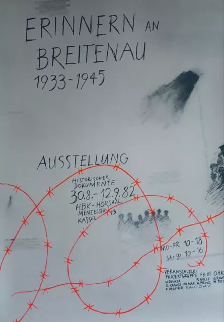 Erinnern an Breitnenau 1933 - 1945. Ausstellung Historischer Dokumente 30.8. - 1