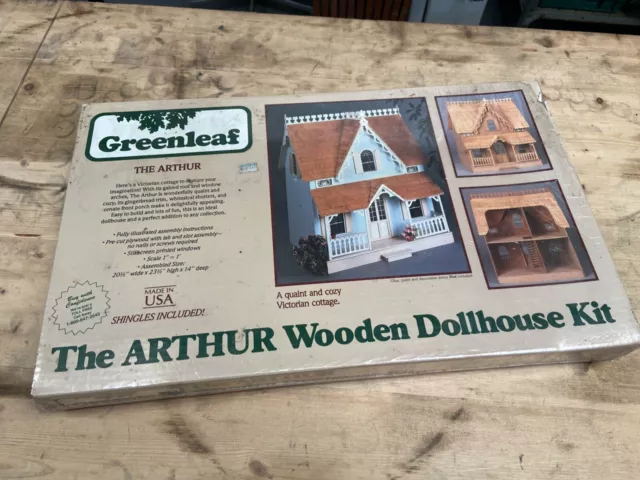 GREENLEAF The Arthur Wooden Dollhouse Kit Vintage BOXED SEALED SHRINK - UNOPENED