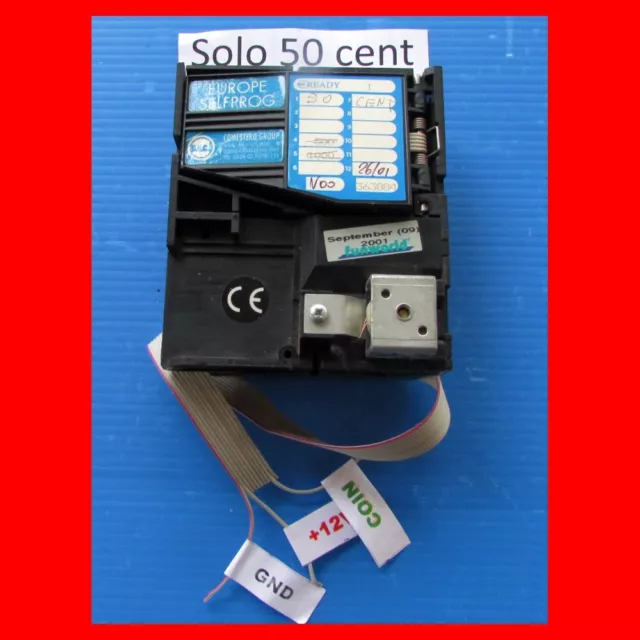 Gettoniera S.E.C.I Europe Selfprog Solo 50 Centesimi per Arcade Videogame Jamma