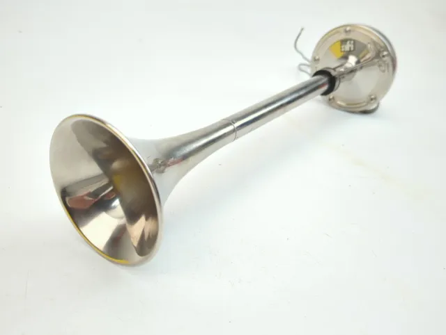 AFI Marinco 11028XLPD 10028XLP 12V Stainless Steel Single Trumpet Electric Horn