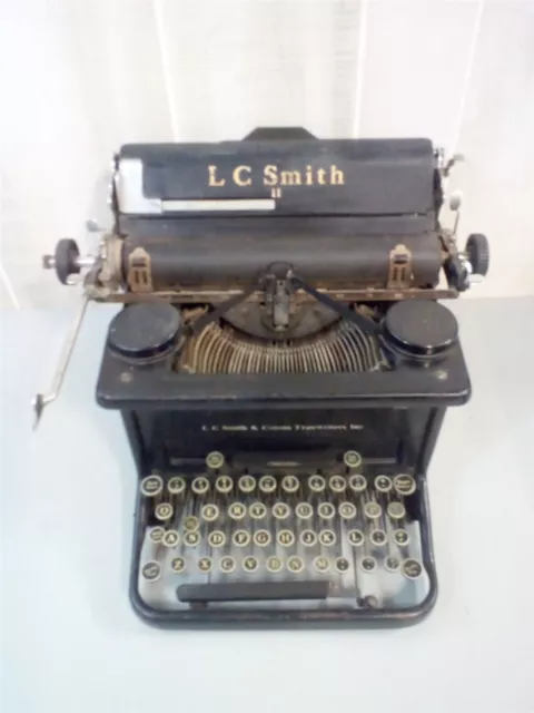 LC Smith Corona 11 Antique Manual Typewriter LC Smith 11