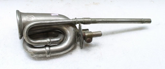 1930's Old Brass Handcrafted Unique Big Size Vespa Blow Horn Nice Patina NH6009