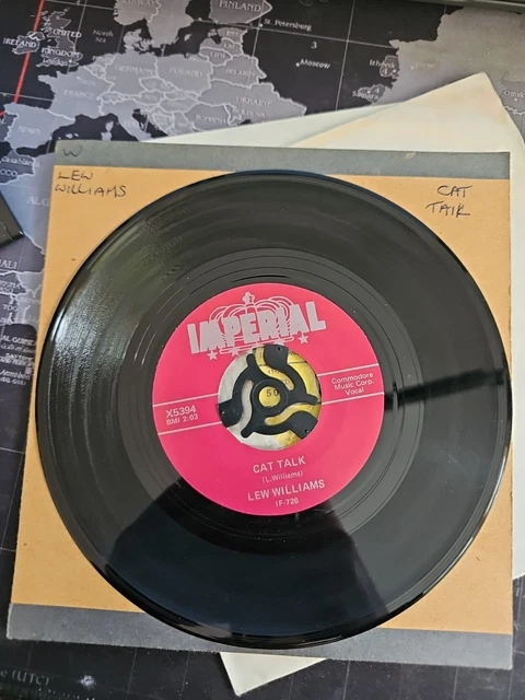 LEW WILLIAMS - Cat Talk - Rock & Roll £18.26 - PicClick UK