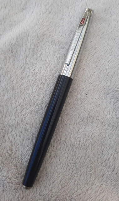 Stylo Plume Régent Le Général – Noir Argenté Guilloché, Coffret Garantie, Neuf Avec étiquettes