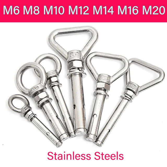 EYE BOLT SHIELD Anchor Wall Fixing Heavy Duty Brick Masonry Triangle