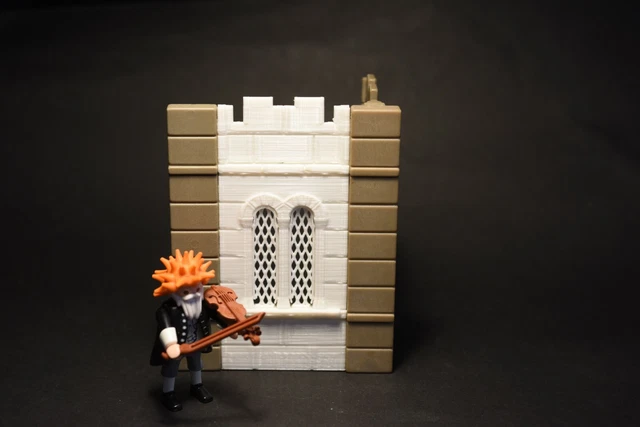 Pièce Playmobil Custom 3D 'arcos Medieval' - Mur Pour Château, Référence STECK 3666, Neuf