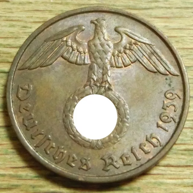 Drittes Reich  2  Reichspfennig  1939  J