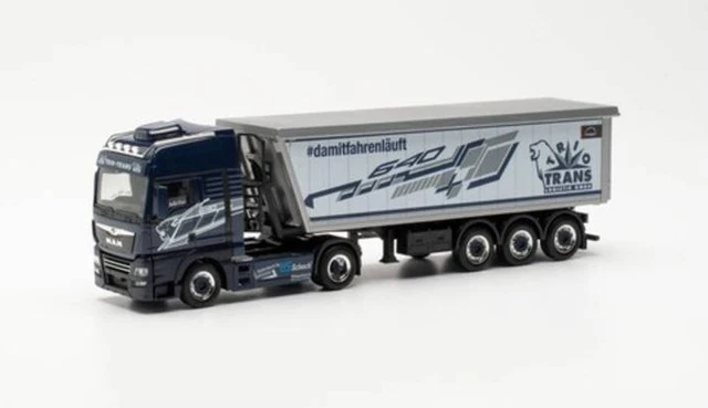 ALBEDO/HERPA 1:87 MAN F90 semi-remorque murale, voir photos ou EB9709