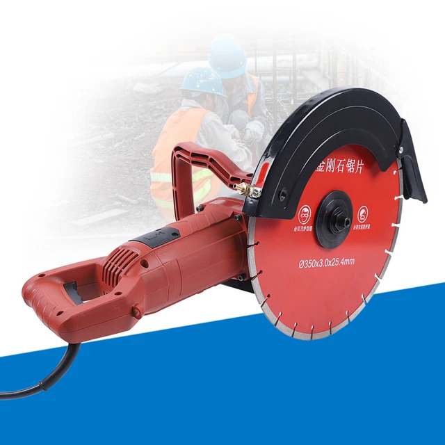 Electric Concrete Cut Off Wet Dry Concrete Saw Cutter Circular Water Pump&Blade