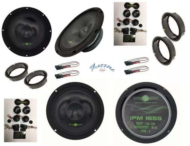 Ipnosis Kit 8 Casse Audio Sp L   Volkswagen Supporti Connet  Altoparlanti Auto