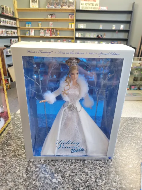 Holiday Visions Winter Fantasy 2003 First In The Series Barbie Doll