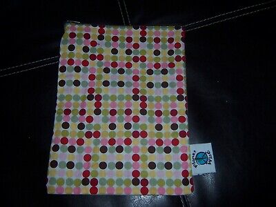 PLanet Wise cloth diaper wet bag small piccolo dot 2 sided