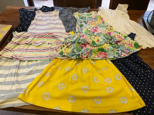 Girls summer dresses bundle, Age 5-6, Eigh dresses perfect condition