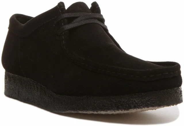 Chaussures Clarks Originals Wallabee – Cuir Suédé Noir – Taille UK 6 (env. 40 EU) – Neuf En Boîte – Pour Homme