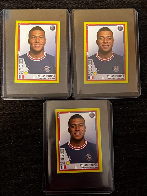 3 Stickers Panini Football Championship 2022 Kylian Mbape Paris # 356 Toploader