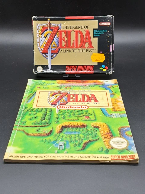 Gioco Super Nintendo Snes - The Legend Of Zelda A Link To The Past Imballo Originale + Libro