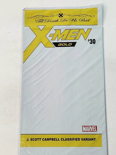 X-Men Gold 30 J. Scott Campbell Classified Variant Sealed Polybag Marvel 2018