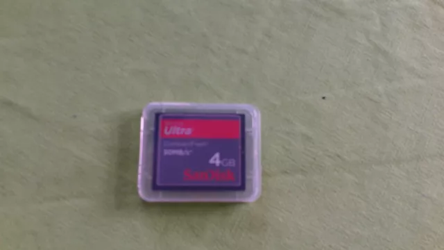 Carte Mémoire compactflash ULTRA 2 SANDISK : SD / Micro SD 4 Gb Giga 30MB/S