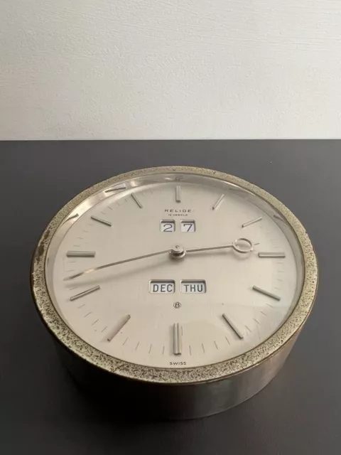 Sveglia /Orologio da Tavolo RELIDE Originale Vintage- Alarm/Table Clock