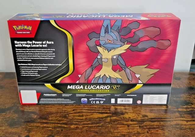 POKEMON TCG MEGA Lucario EX Premium Figure Collection Box Sealed $60.00 ...