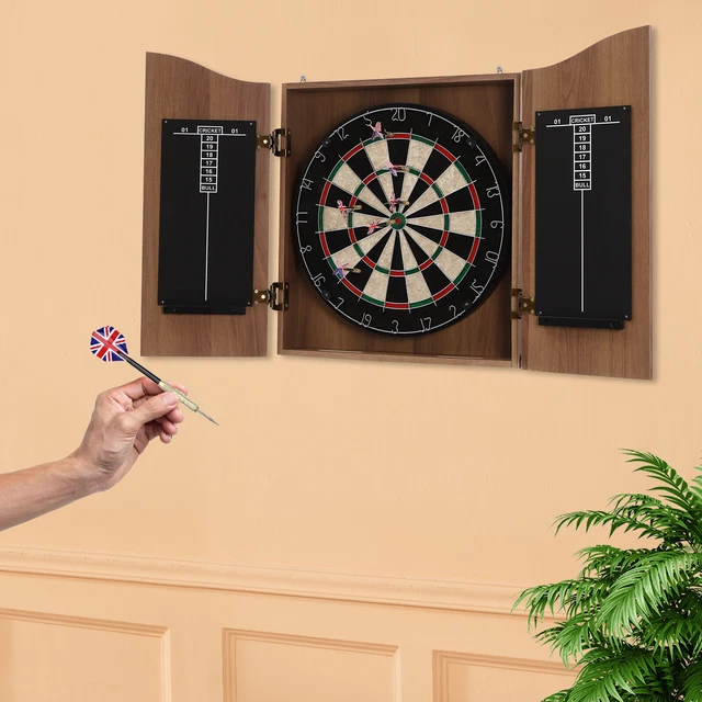 American Heritage Athos Dart Board Cabinet Set & Reviews
