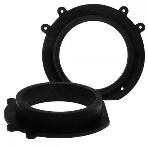 MDF Front Door 165mm 6.5" Speaker Adaptors Rings Spacers Collars for Peugeot