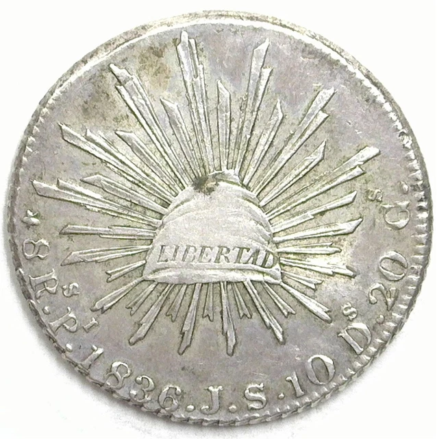 Mexico ~ 1836-Pi Js ~ Silver 8 Reales