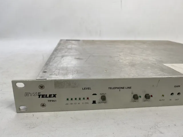 RTS Telex TIF-951 Double Numérique Hybride Interface 2